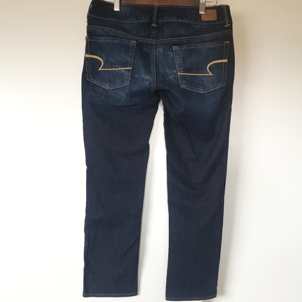 American Eagle Artist stretch dark wash jeans, size 6 - Picture 2 of 4